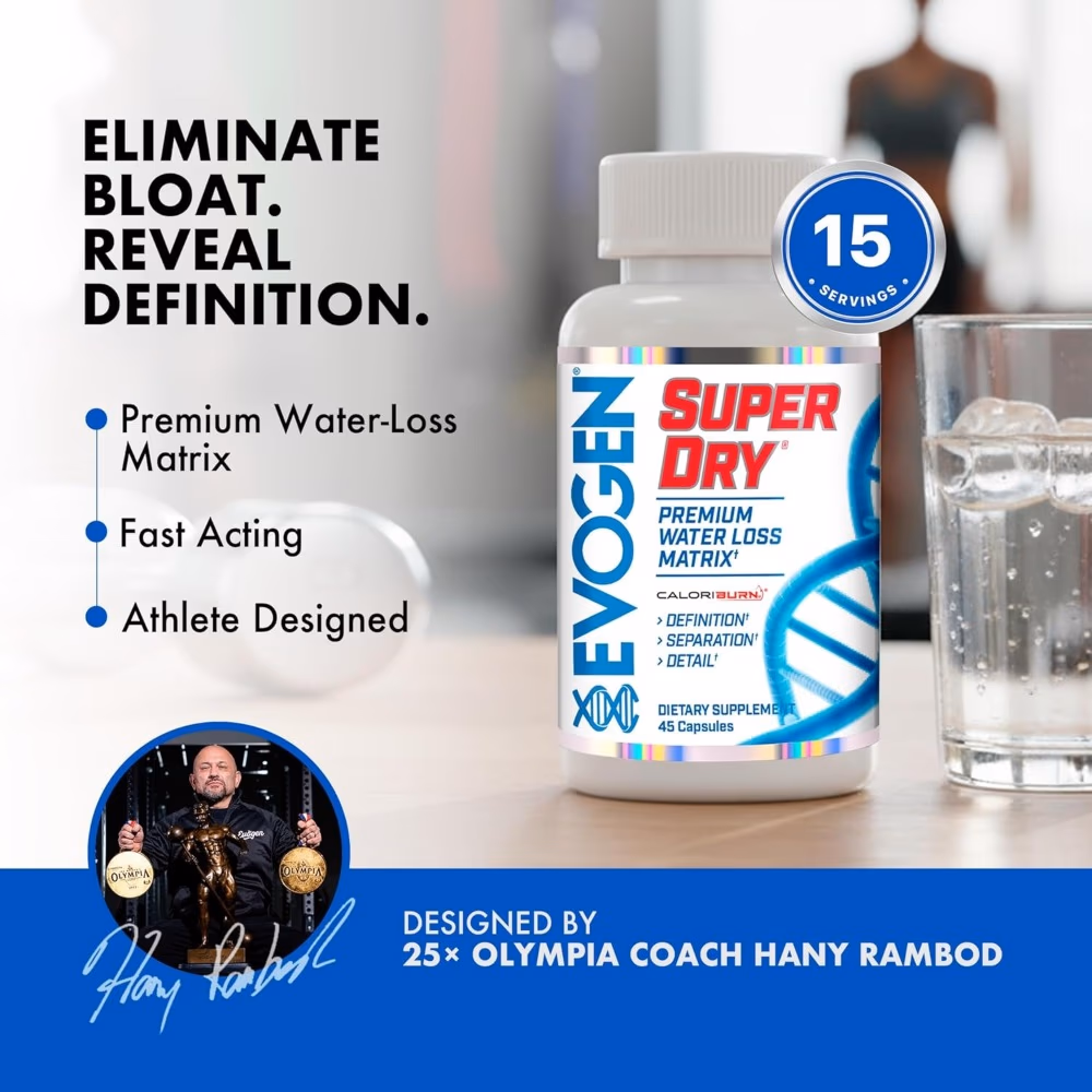 Evogen Super Dry – Premium Water Loss Matrix (45 Capsules) 4