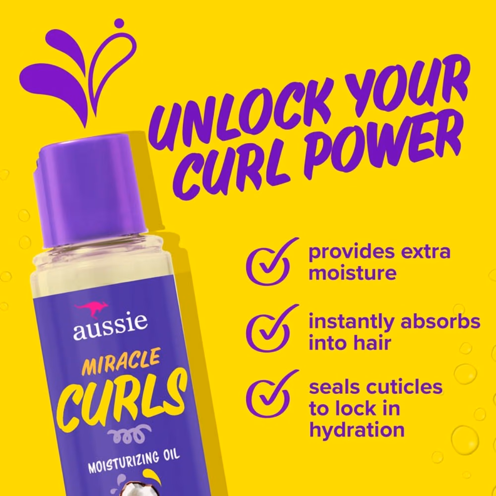 Aussie Miracle Curls Curl Defining Oil 95ml 5