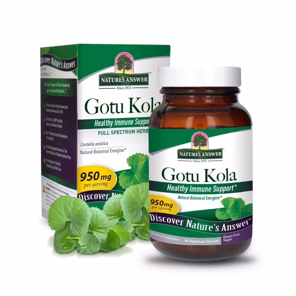 Natures Answer Gotu Kola 950mg-90 Capsules 4