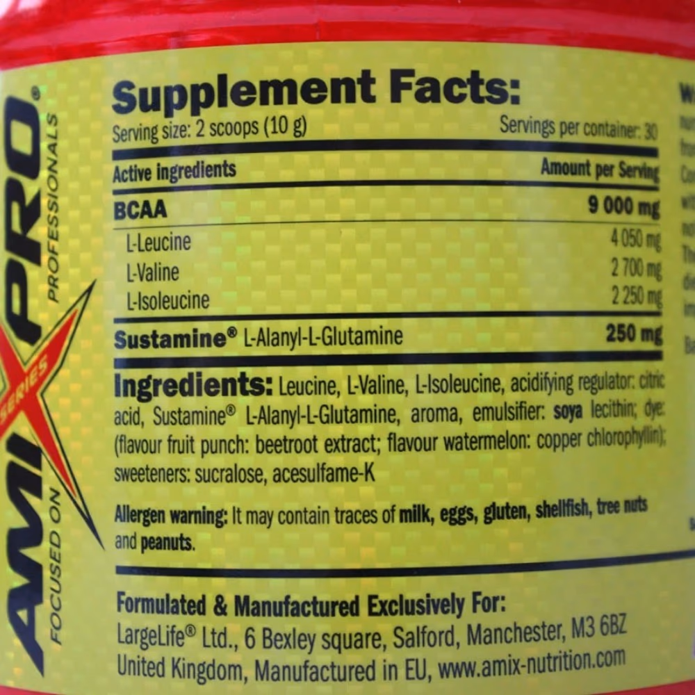 Amix Synchro BCAA Fruit Punch 300g 3