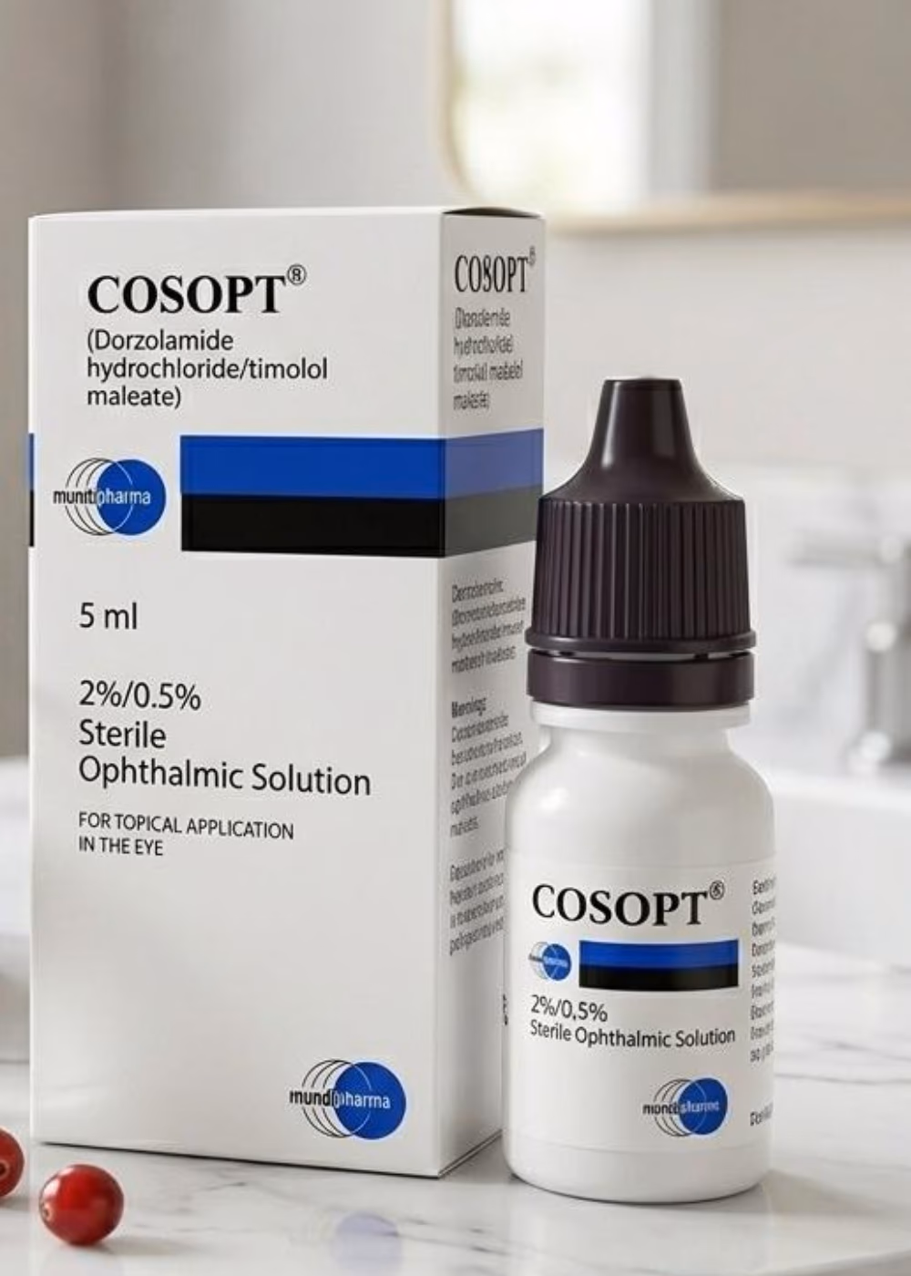 Cosopt 2%/0.5% Eye Drops 5ml 2