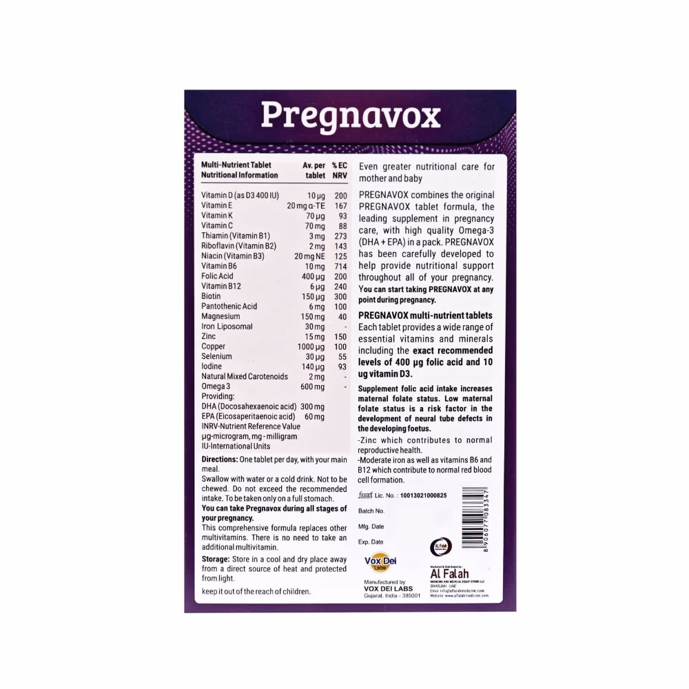 Pregnavox Tab 30s 2