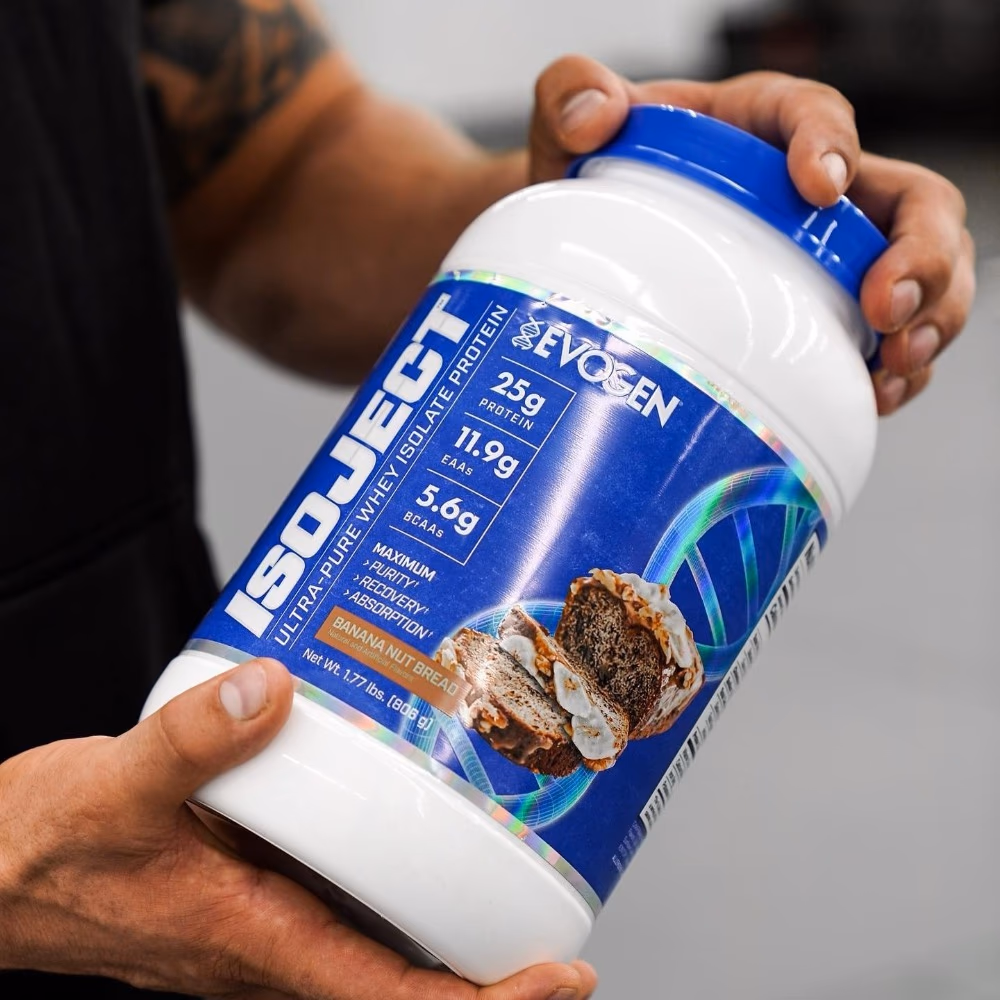 Evogen Isoject Pure Whey Isolate Protein Powder 26 Servings - Banana Nut Bread 2