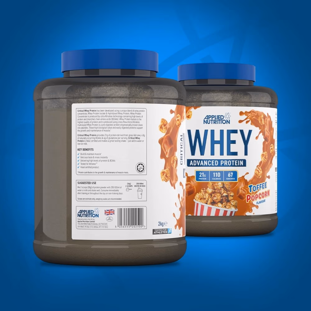 Applied Nutrition Critical Whey Toffee Popcorn 2kg 3