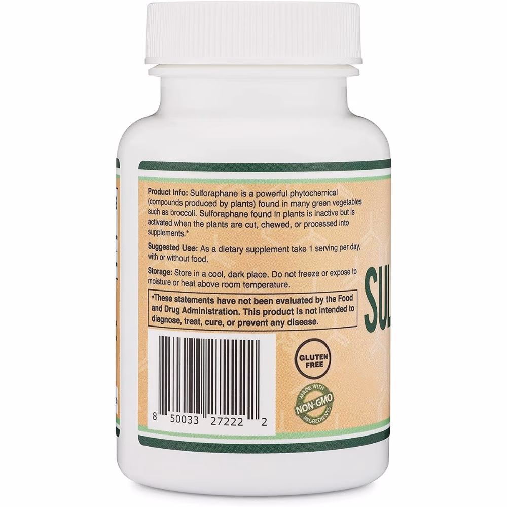 Double Wood Sulforaphane 20mg 120 Capsules 4