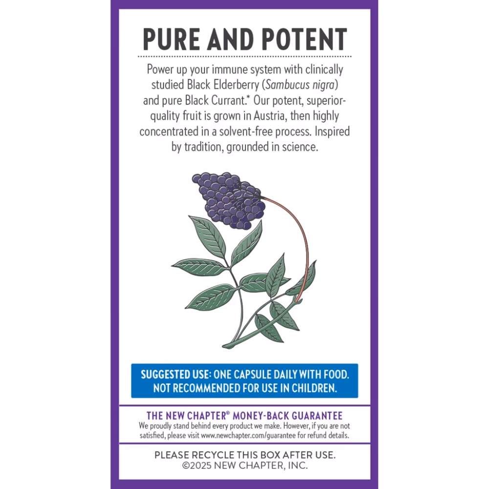New Chapter Elderberry Force - 30 Capsules 4