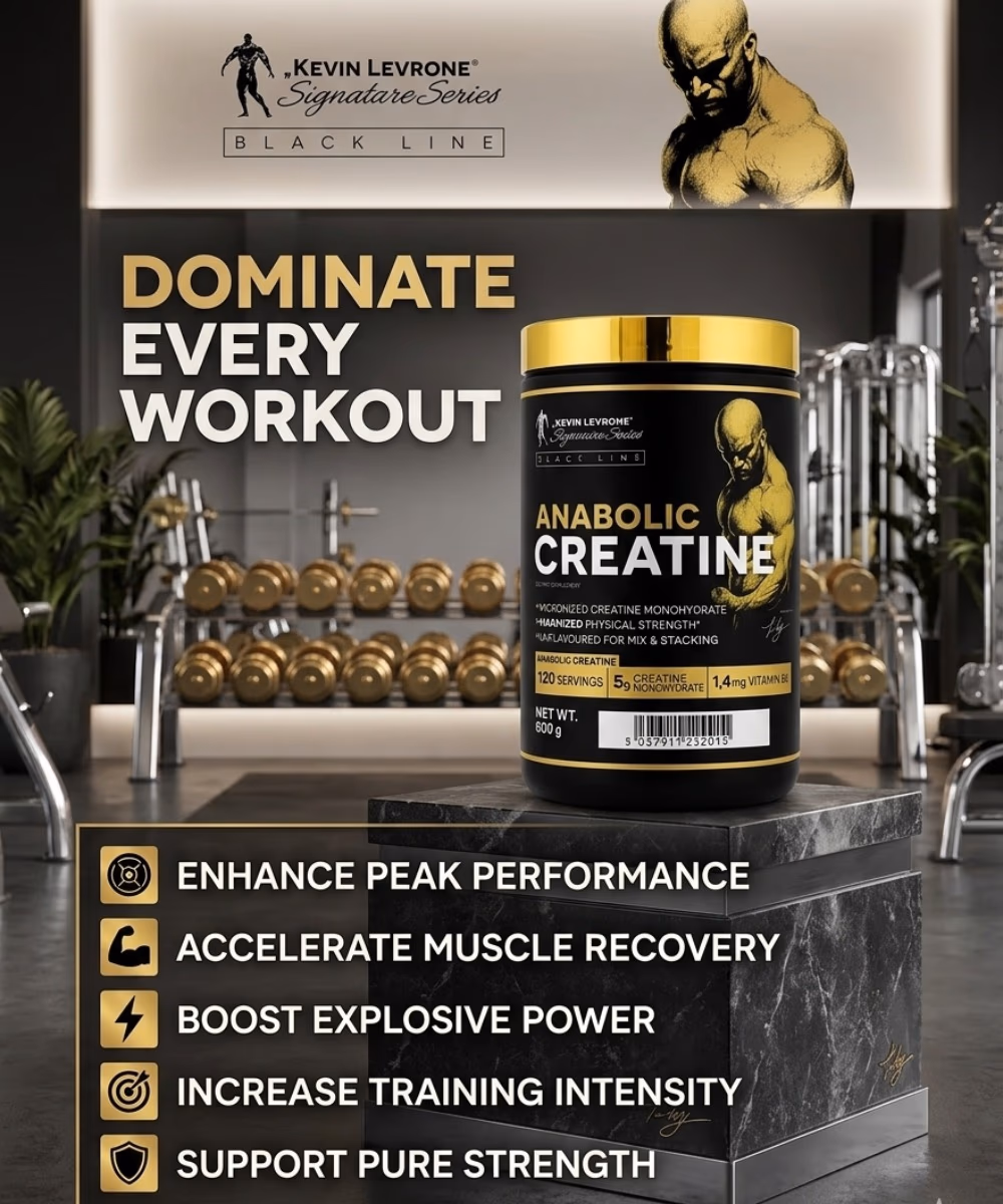 Kevin Levrone Anabolic Creatine – Unflavored – 600g | Advanced Creatine Matrix for Strength, Power & Muscle Growth 3
