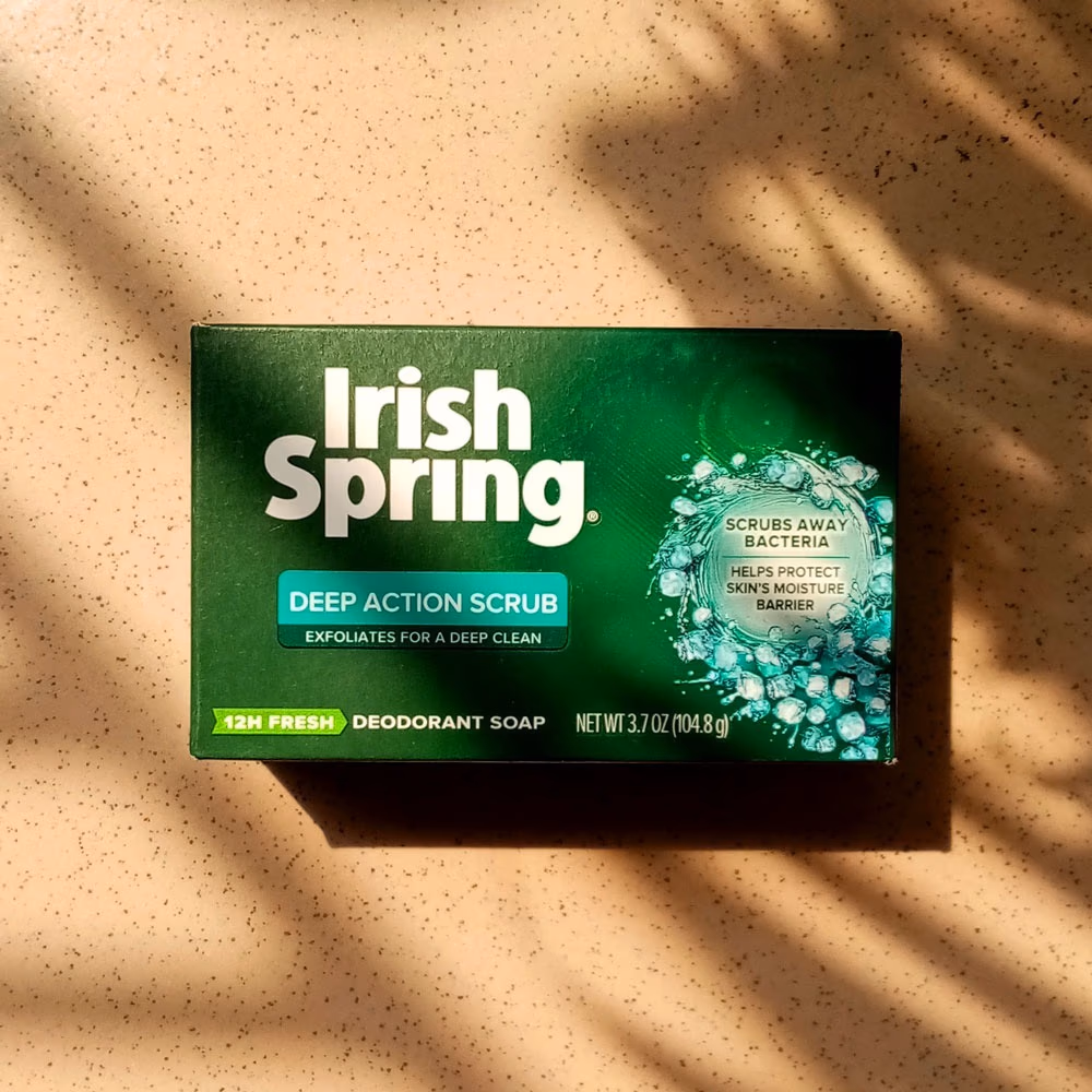 Irish Spring Deep Action Scrub Bar Soap 3 3