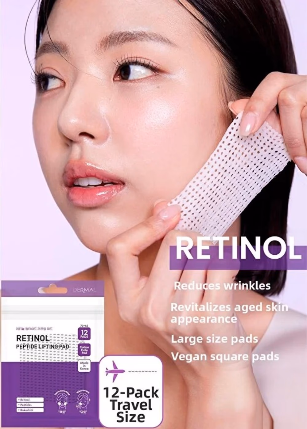 Dermal Retinol Peptide Lifting Pad (12s) 3