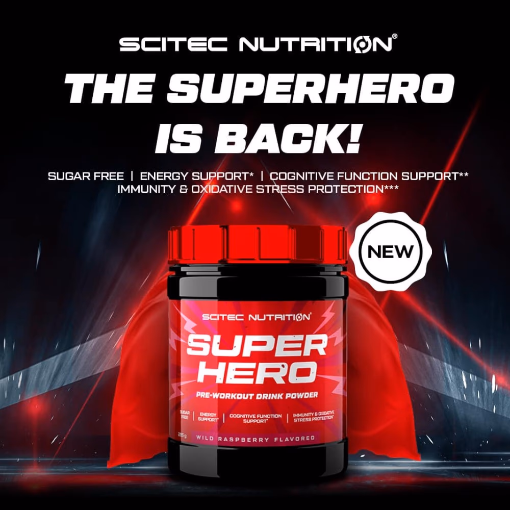 Scitec Superhero Wild Raspberry 285g 2