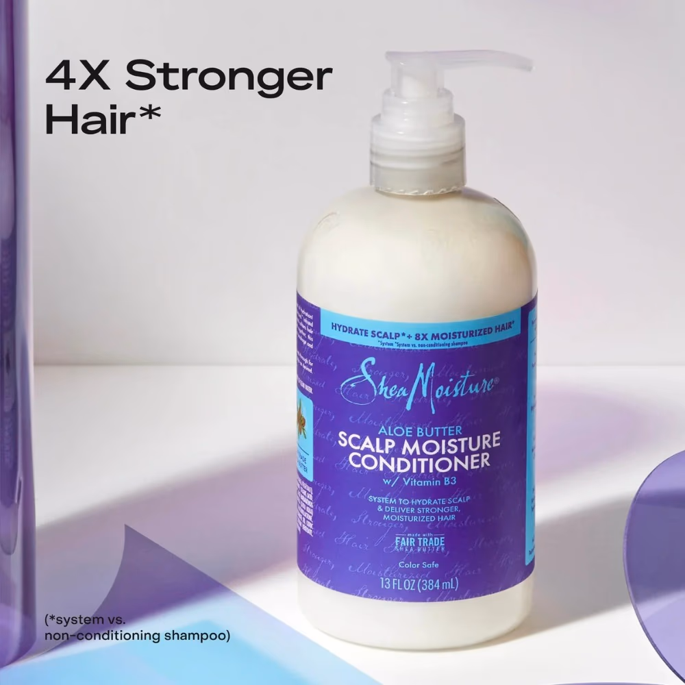 Shea Moisture Aloe Butter Scalp Moisture Conditioner 384ml 4