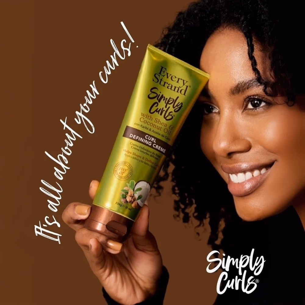 Every Strand Curling Creme Simply Curls Coconut Oil and Shea Butter 236g 2