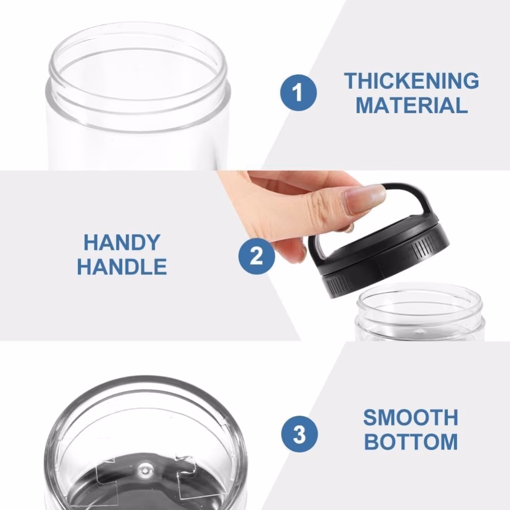 Blender Bottle GoStak Starter 4Pak - Black Color 4