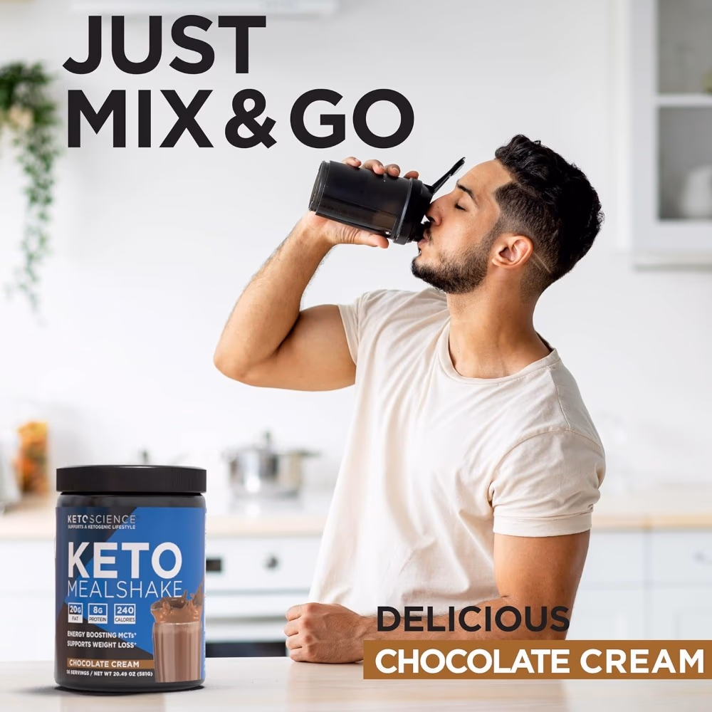 Keto Science Ketogenic Meal Shake 581gm - Chocolate Cream Flavor 5