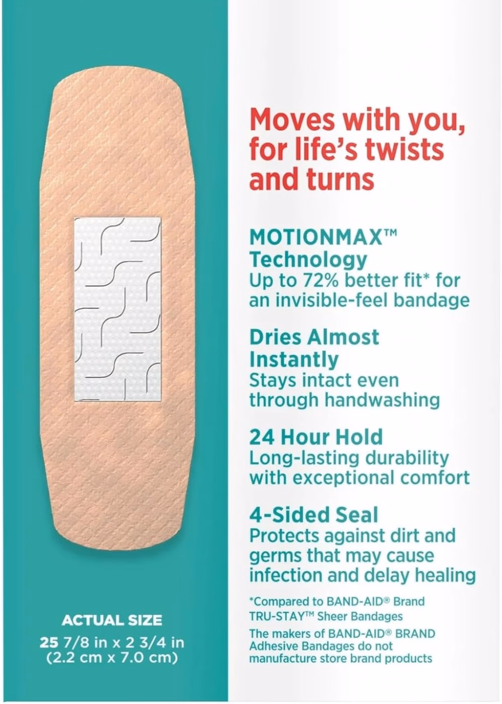 Johnson and Johnson Skin Flex Band Aid 25 Pcs 5