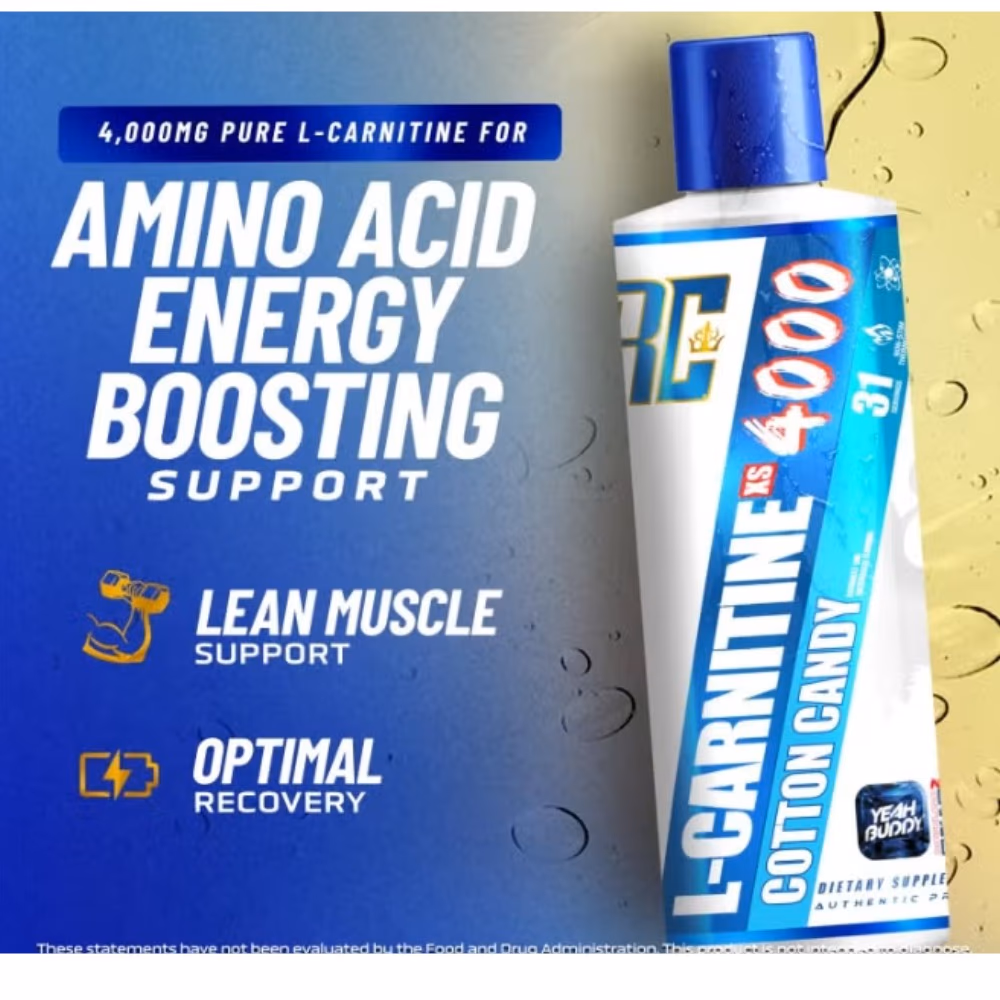 Ronnie Coleman L-Carnitine 4000 Liquid Cotton Candy 473ml – Liquid Amino Supplement 2