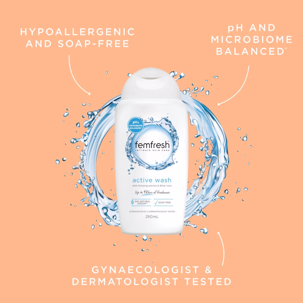 Femfresh Active Fresh Intimate Wash 250ml 5