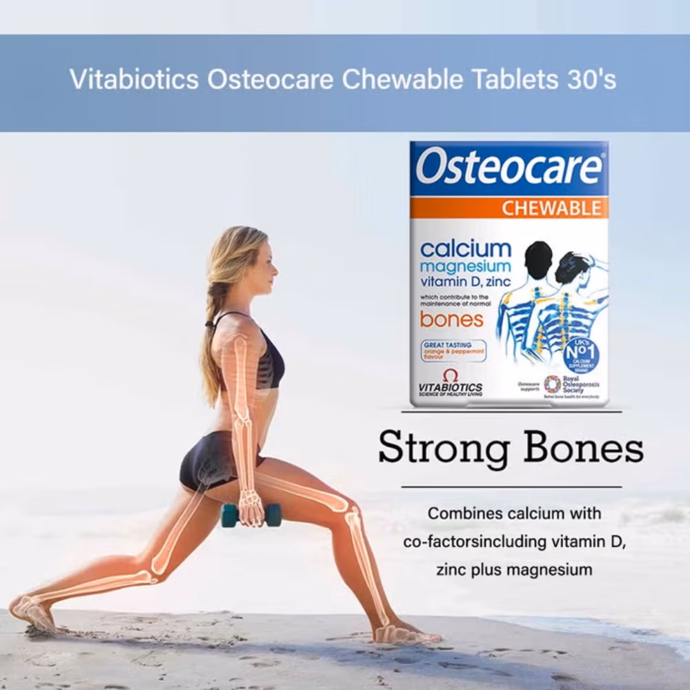 Vitabiotics Osteocare Chewable 30 Tablets 2