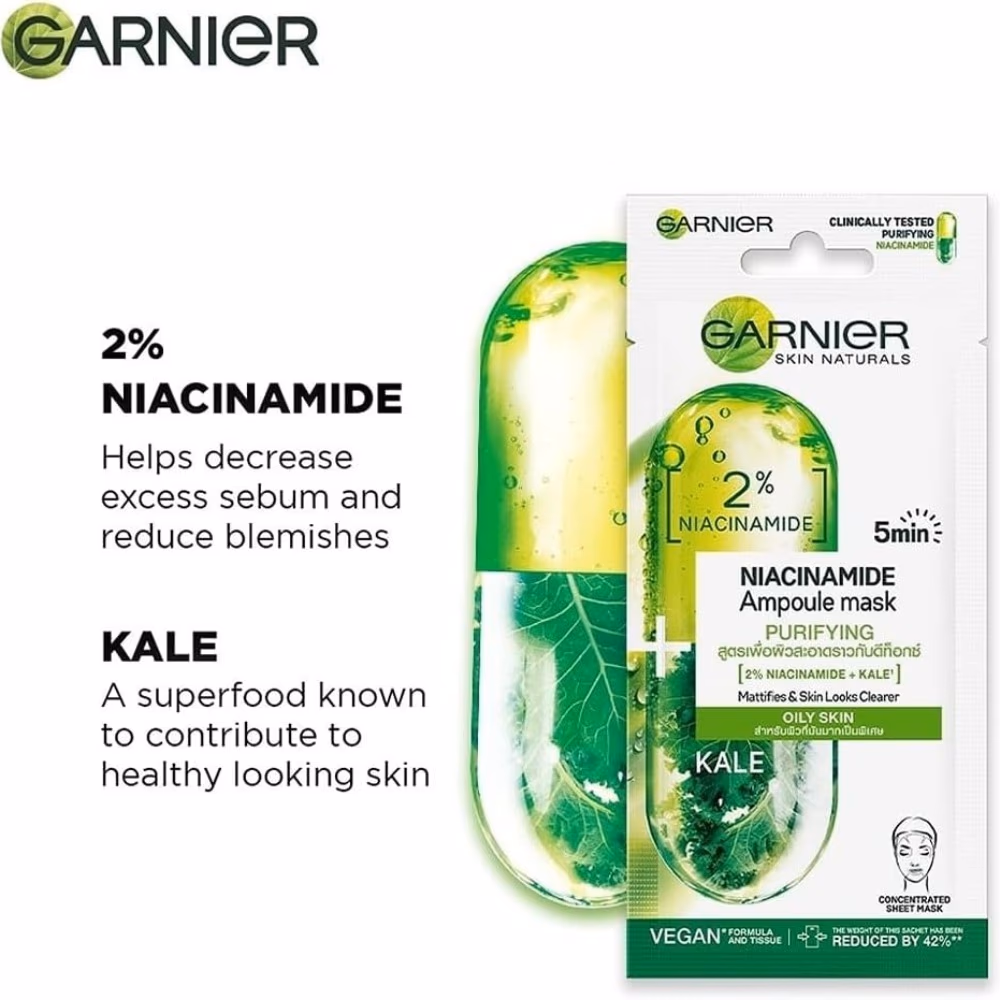 Garnier SkinActive Niacinamide Detox Sheet Mask 15ml 4