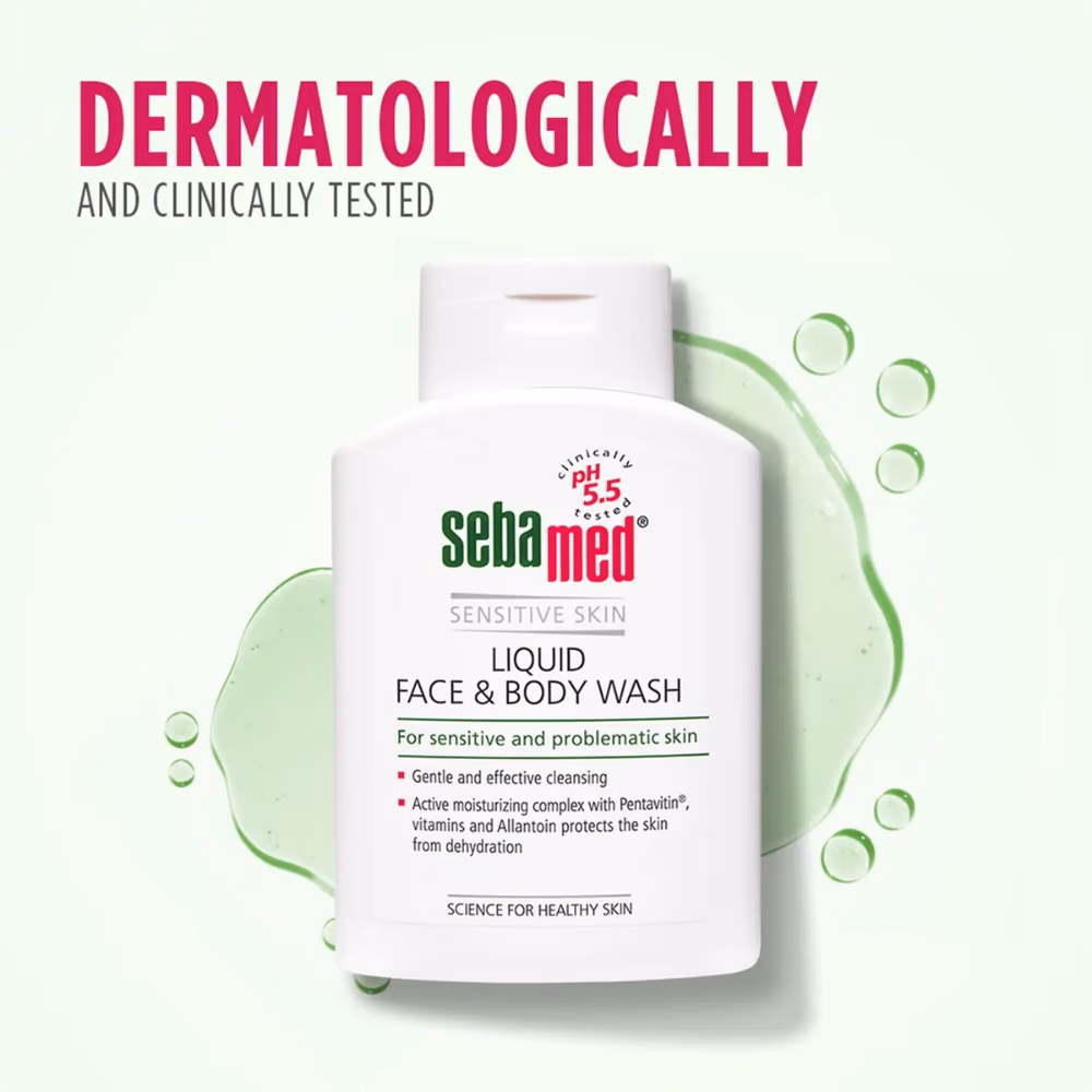 Sebamed Liquid Face & Body Wash 200ml 3
