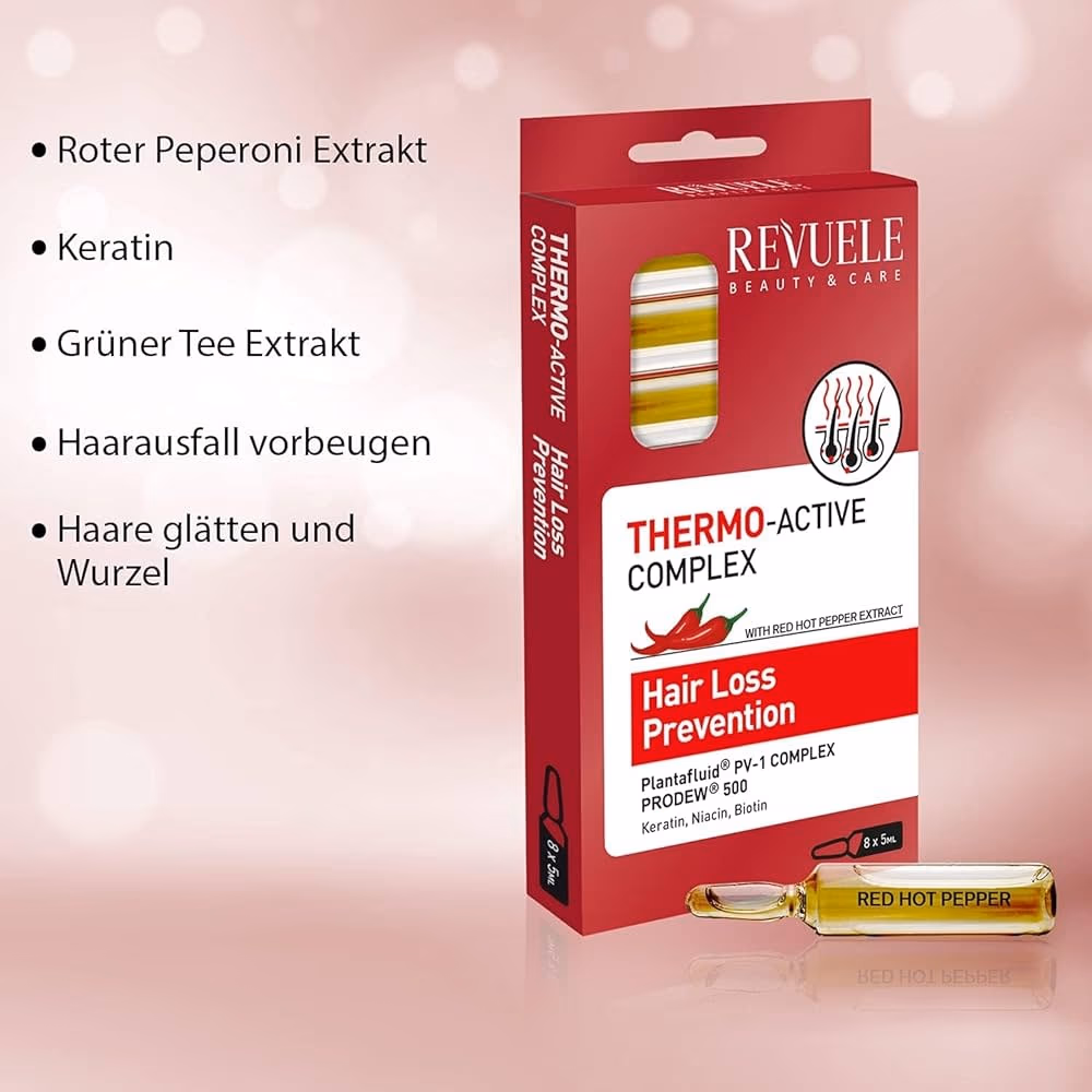 Revuele Thermo Active Complex 3610 Hair Loss Prevention 8x5ml 3