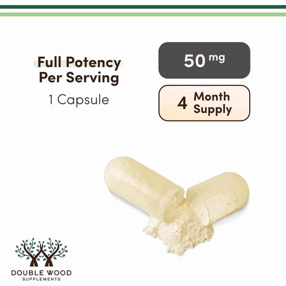 Double Wood Apigenin 50mg Capsules 120s 5