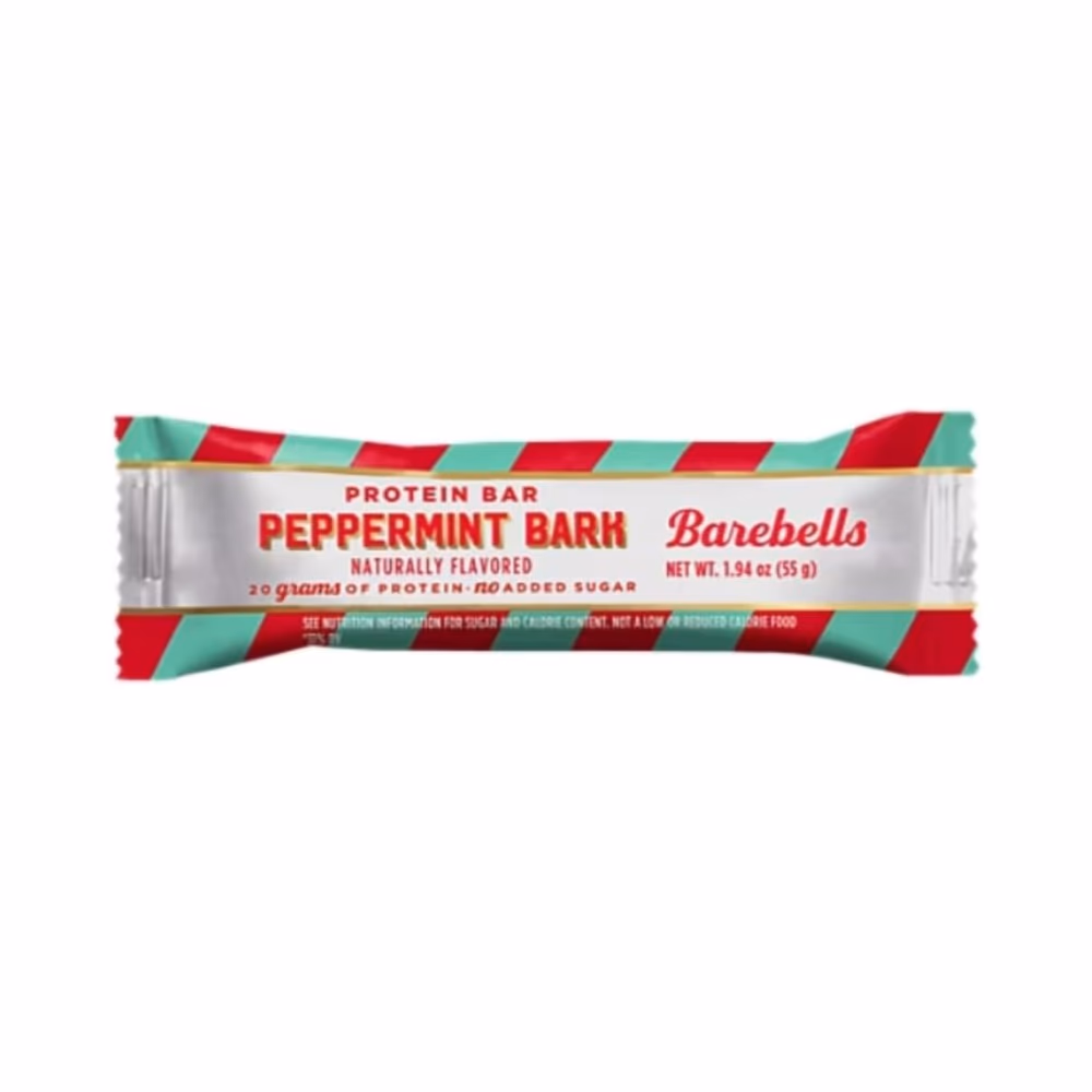 Barebells Peppermint Bark Protein Bar 55g – High Protein Chocolate Mint Bar 4