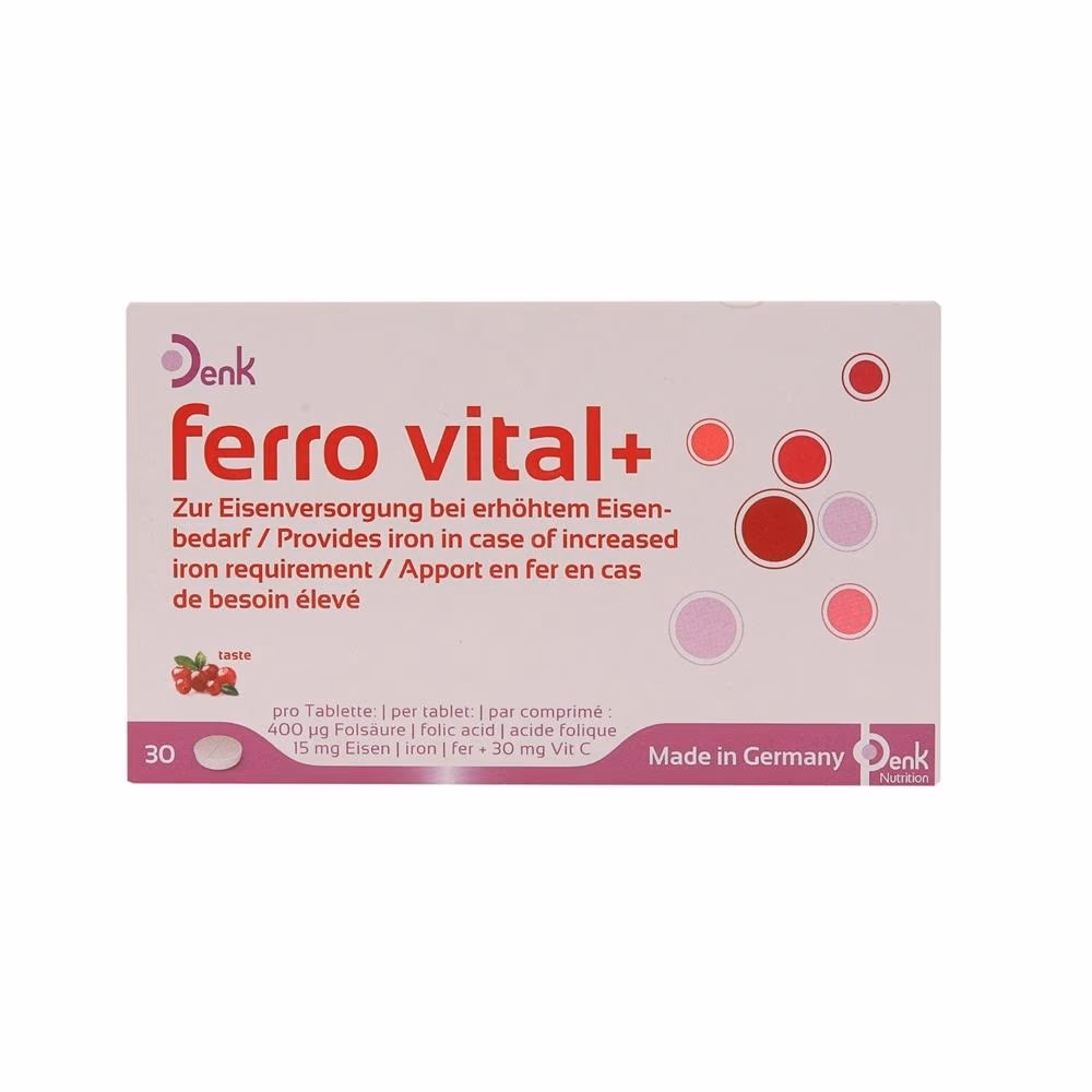 Denk Ferro Vital+ 30 Tablets 2