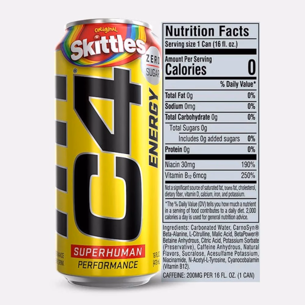 Cellucor C4 Energy RTD Skittles 473ml  3