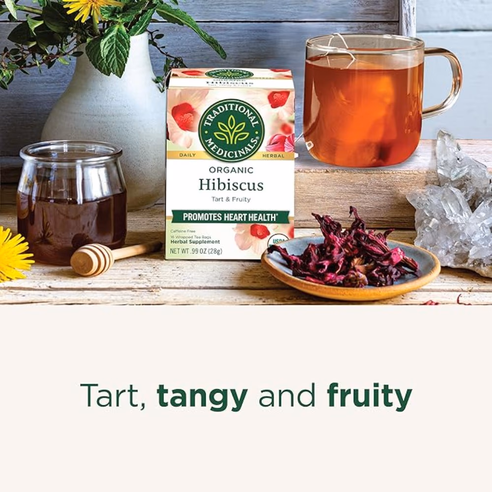 Traditional Organic Hibiscus Tea Bags 16s  3