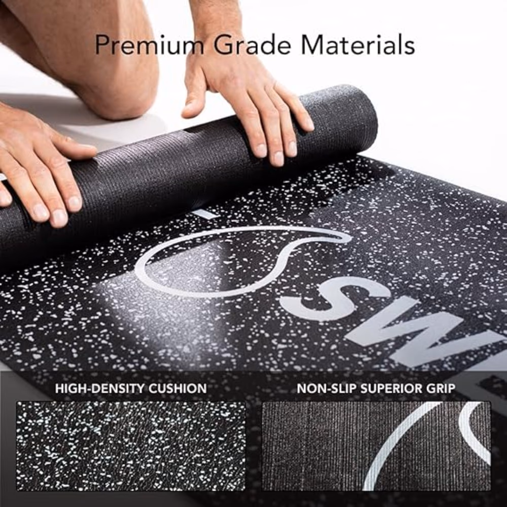 SR Sweet Sweat Yoga Mat Black  2