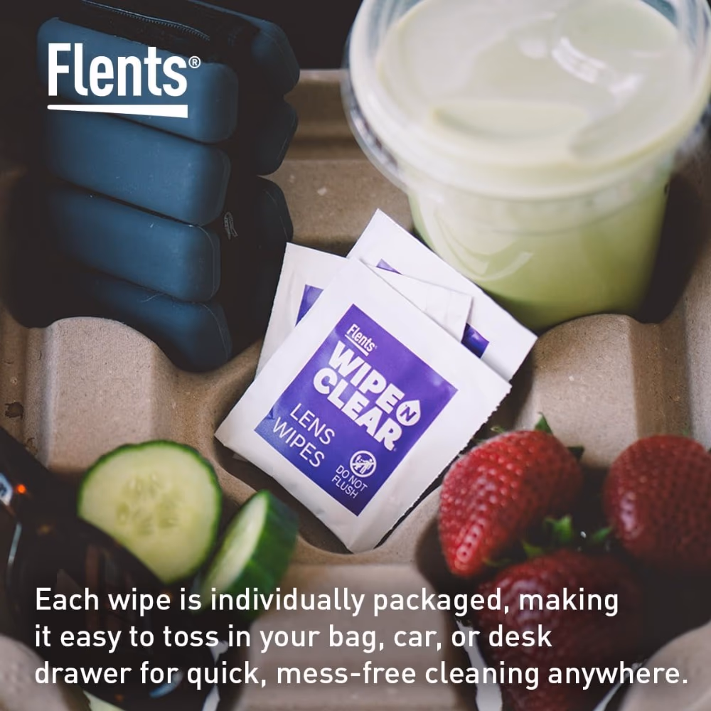 Flents Wipe 'n Clear Lens Cleaning Wipes (25 Pieces) 4