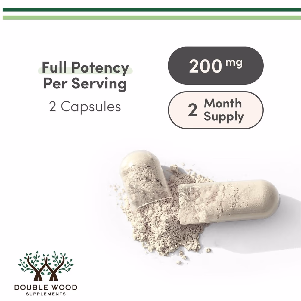 Double Wood Nattokinase 200 mg-120 Capsules 3
