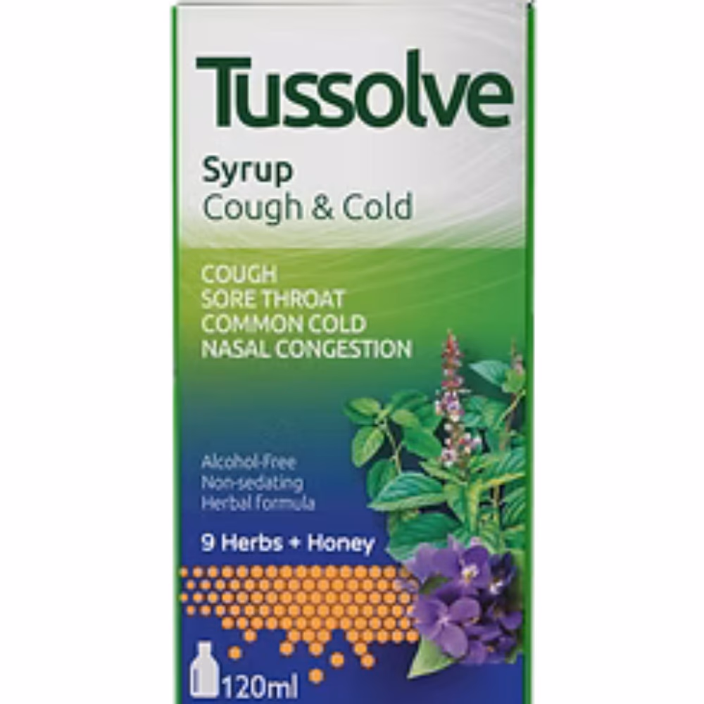 Tussolve Cough & Cold Syrup (120ml) 2