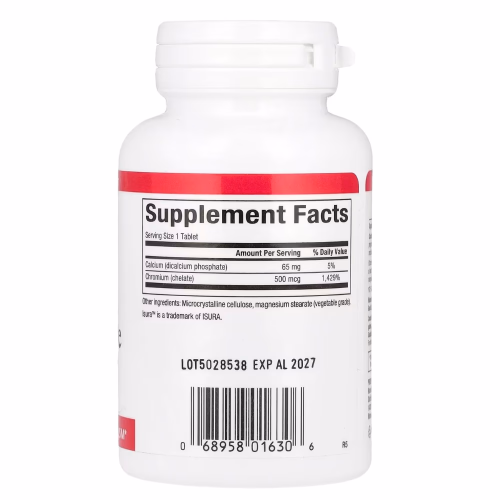 Natural Factors Chromium GTF Chelate 500mcg 90 Tablets 2