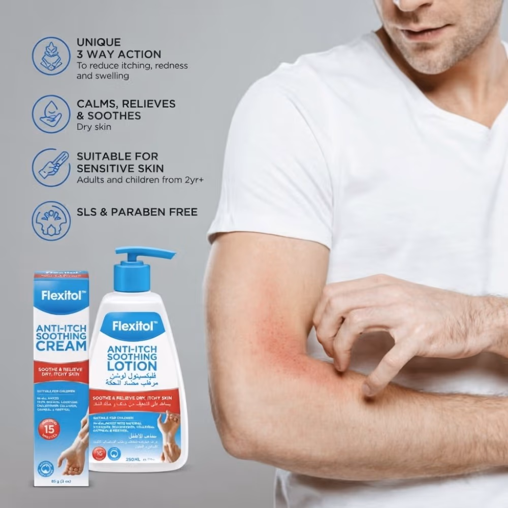 Flexitol Anti-Itch Soothing Lotion 250ml 4