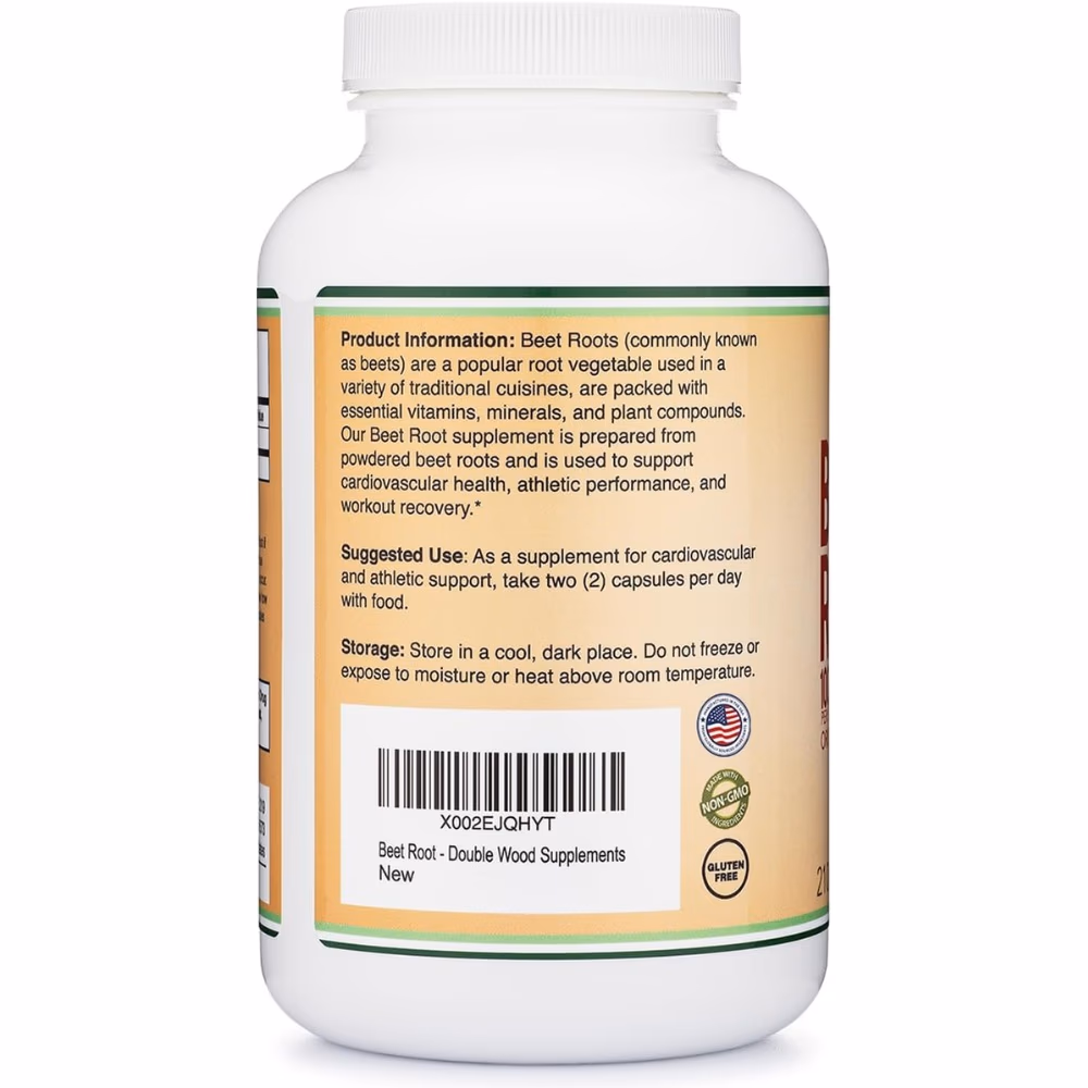 Double Wood Beetroot 1000mg 210 Capsules  2