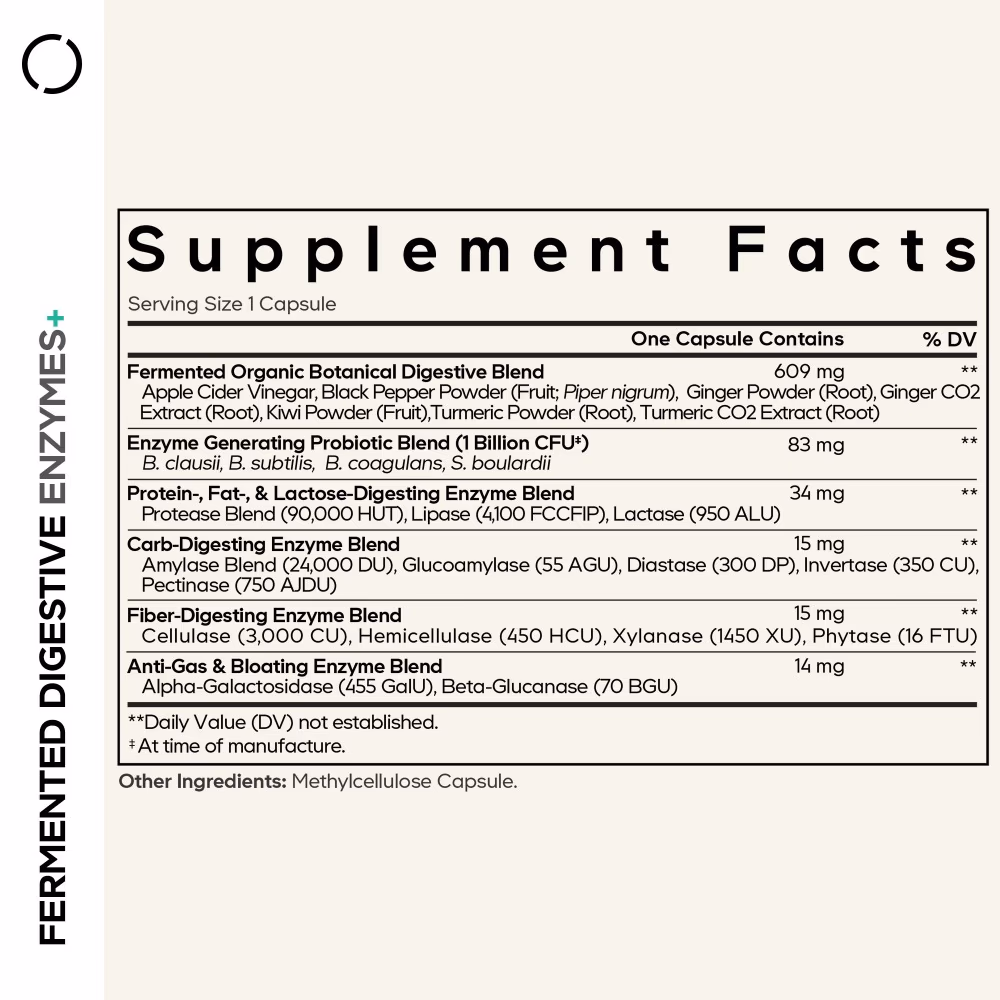 Codeage Fermented Digestive Enzymes 90 Capsules 4