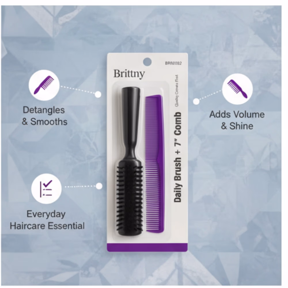Brittny BR98262 Daily Brush and Comb  3