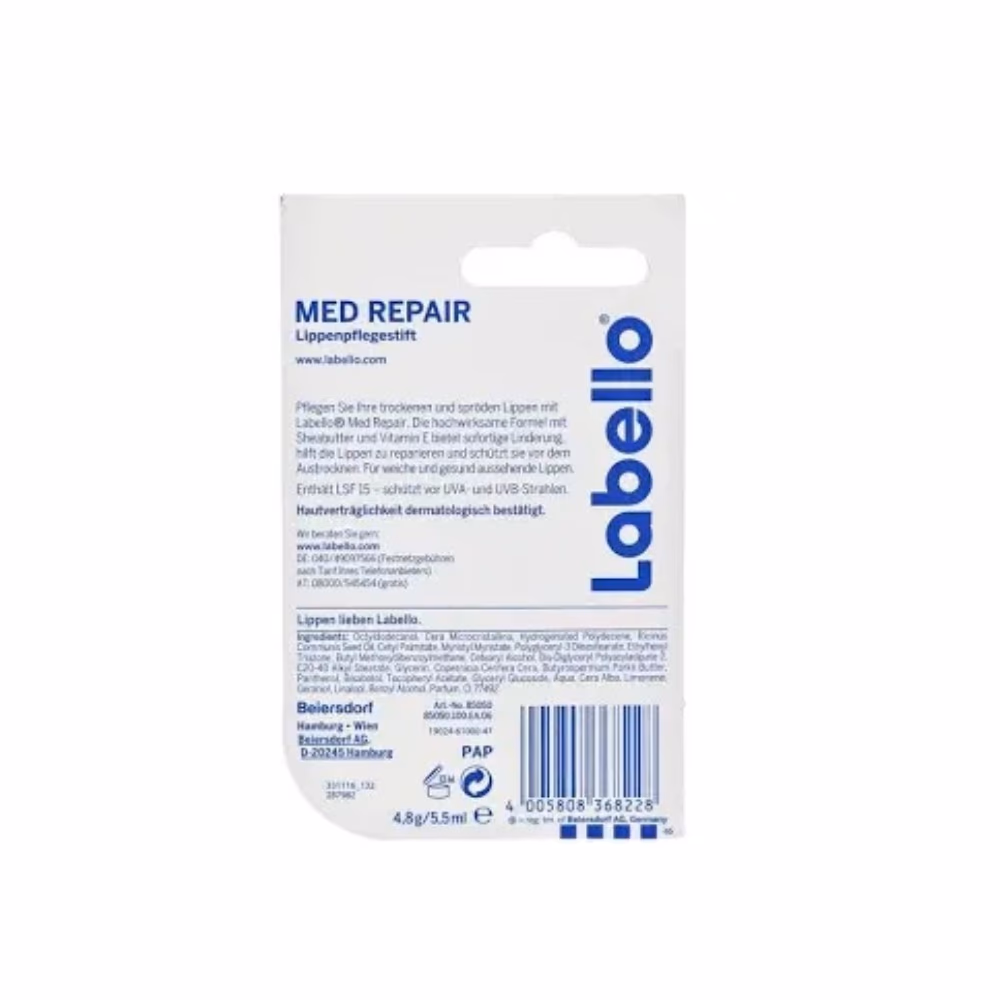 Labello Med Repair Lip Balm SPF15 4.8g 4