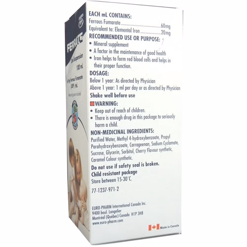Ferrate Oral Suspension 60mg 3