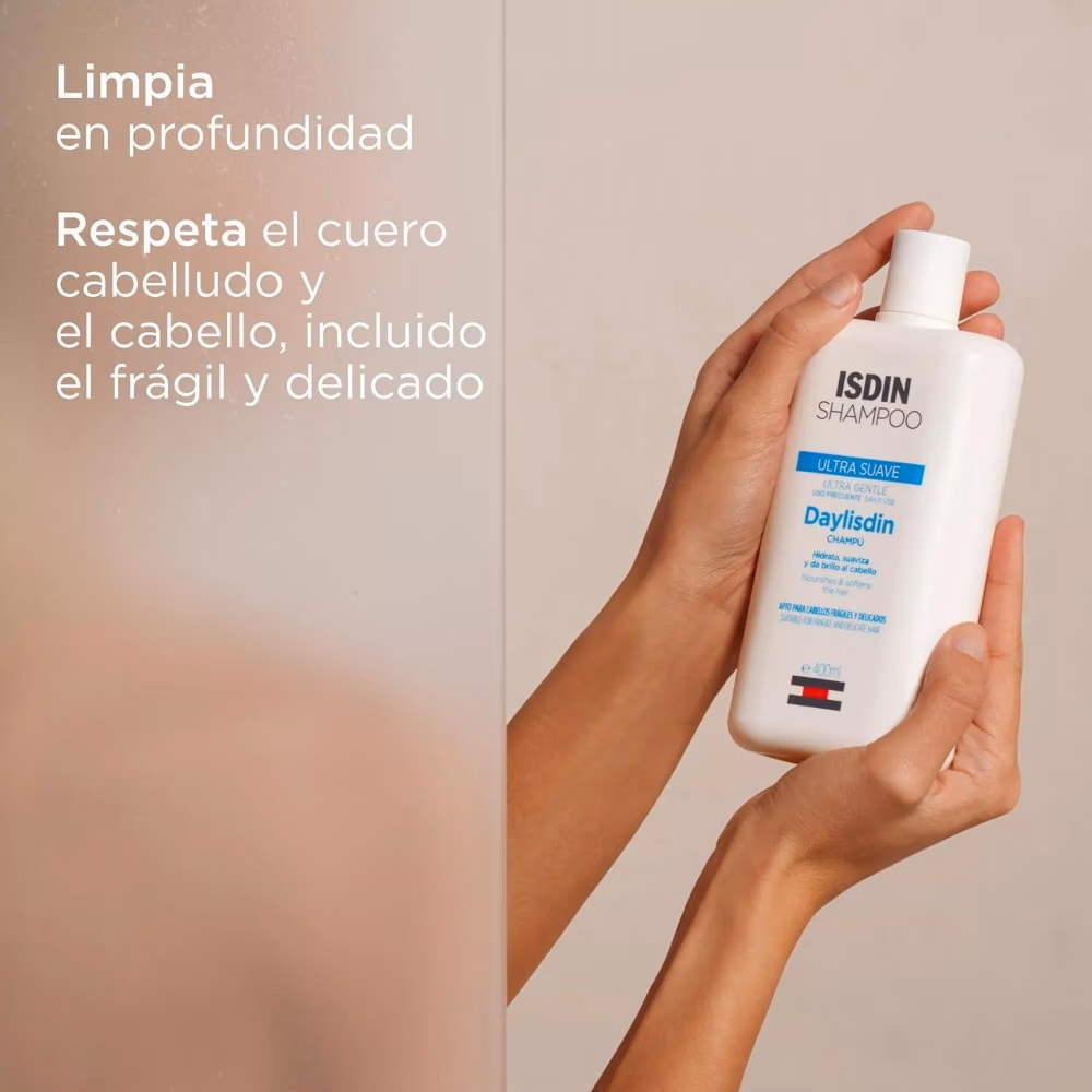 ISDIN Shampoo Ultrasuave Daylisdin 400ml 3