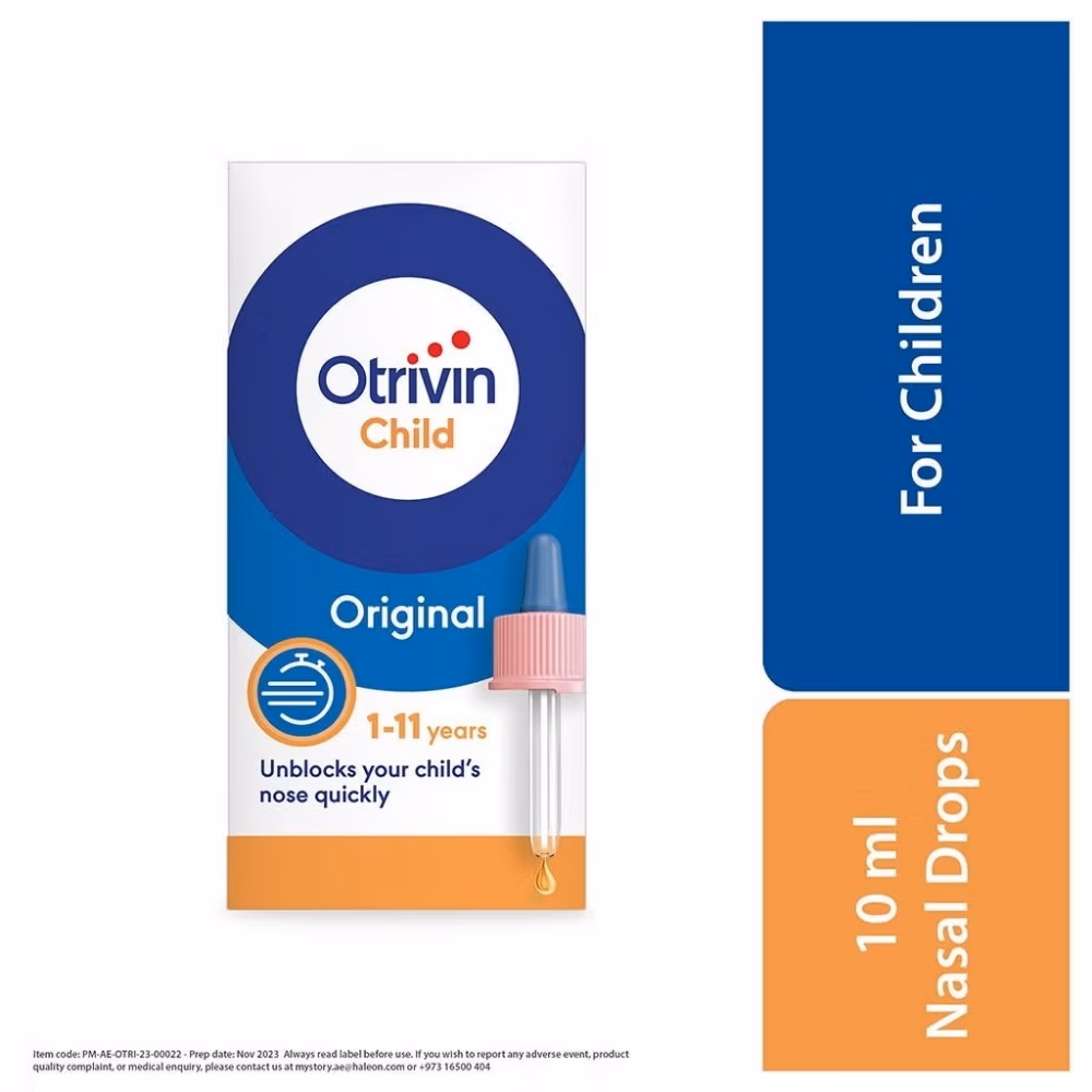 Otrivin 0.05% Childrens Nasal Drops 10ml 2