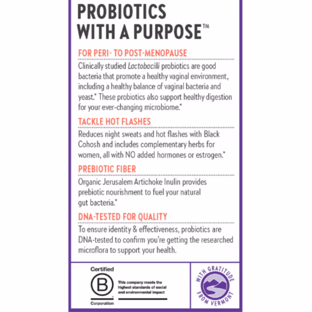 New Chapter All-Flora Probiotic Menopause Capsules 30s 2