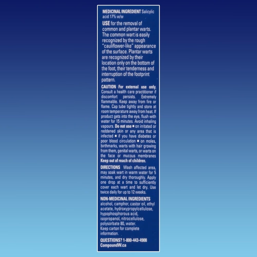 Compound W Maximum Strength Fast Acting Gel 7gm 3