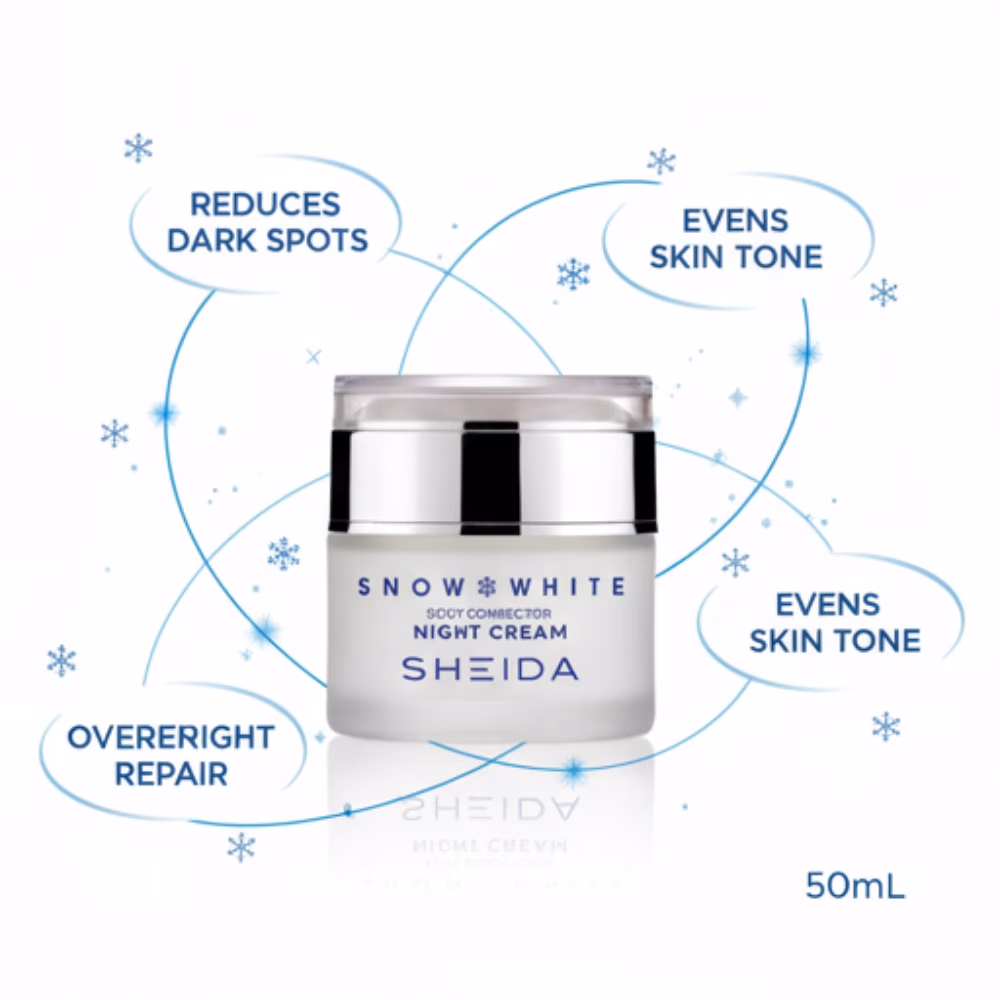 Sheida Snow White Spot Corrector Night Cream 50ml 4