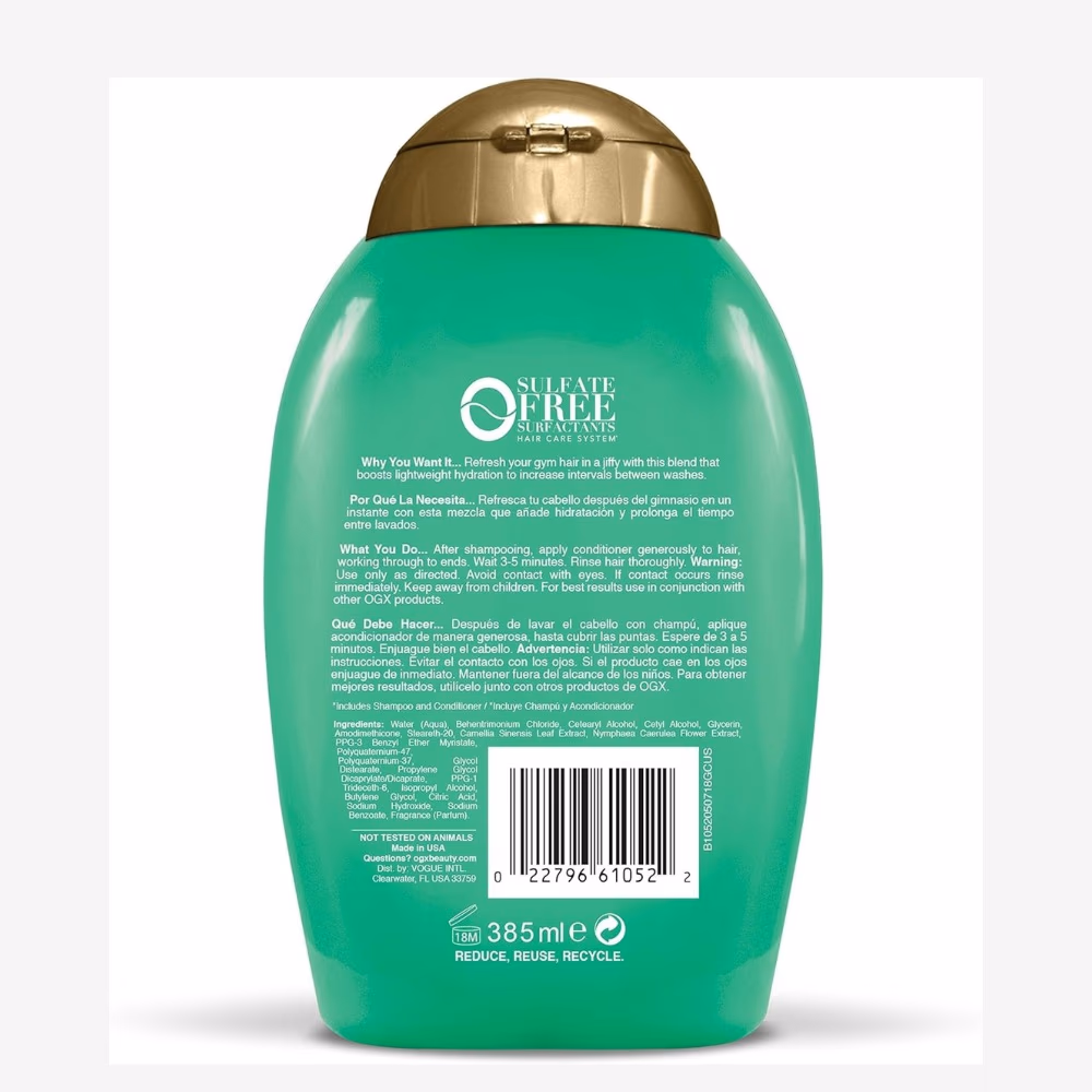 OGX Green Tea Fitness Conditioner 385ML 2