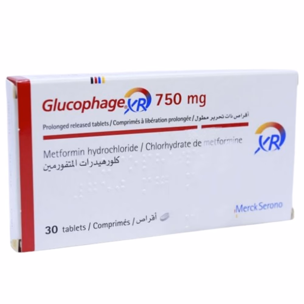 Glucophage XR 750mg Extended Release Tablet | Pack of 30 2