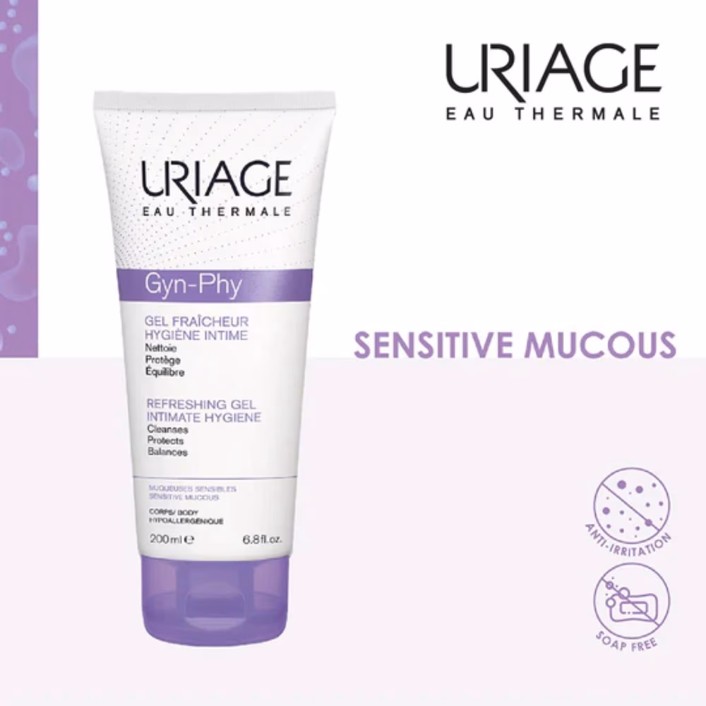 Uriage Gyn-Phy Refreshing Gel Intimate Hygiene 200ml 3