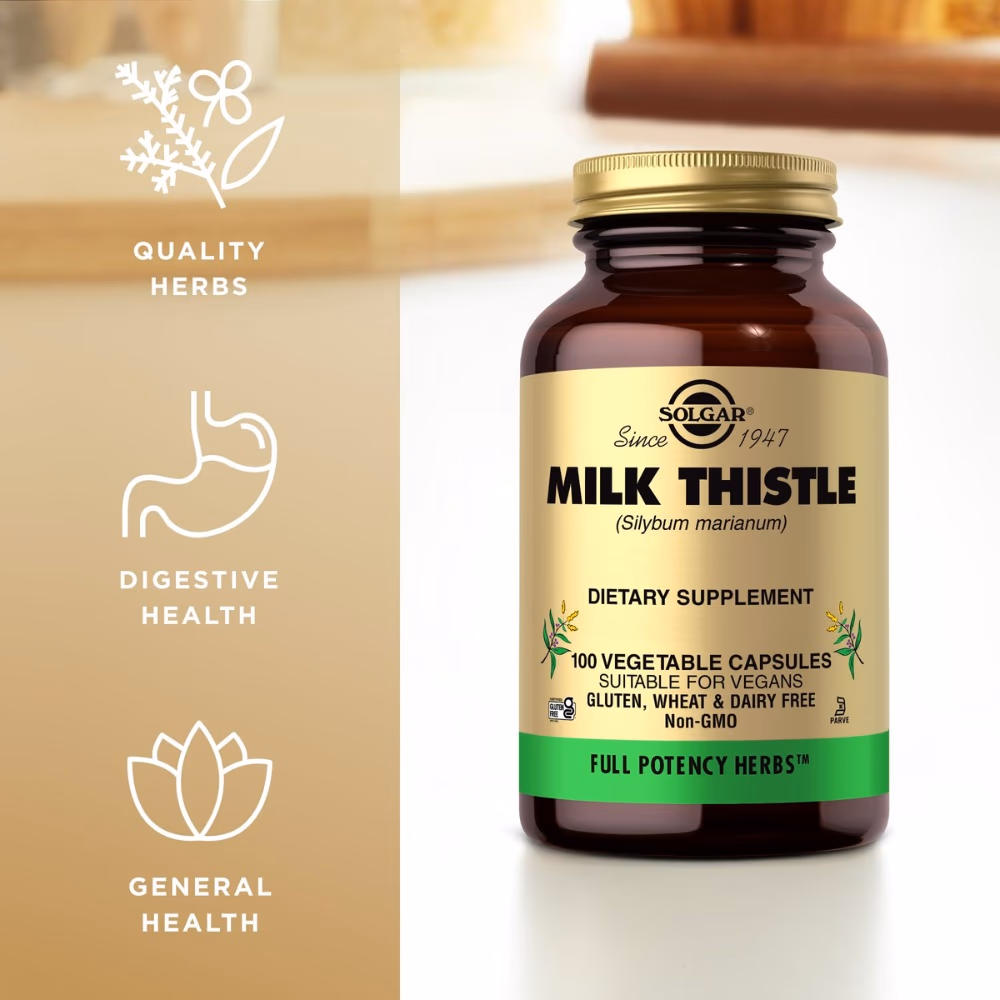 Solgar Milk Thistle 100 Veg Capsules 2